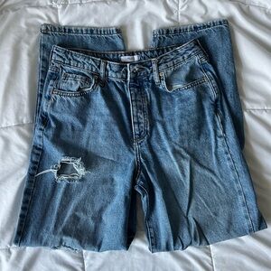 Forever 21 high waisted ripped jeans
